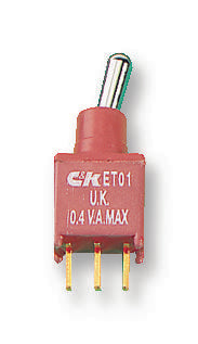 ET01MD1CBE SWITCH, PCB, SPDT C&K COMPONENTS