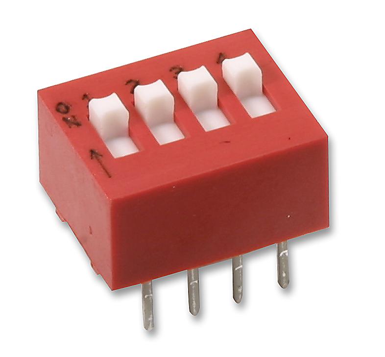 78B04T SWITCH, DIL, SLIDE, 4WAY GRAYHILL