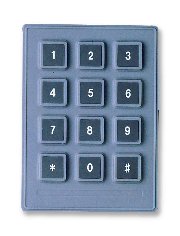 70120101 KEYPAD, STORM 700, 12WAY, GREY STORM INTERFACE
