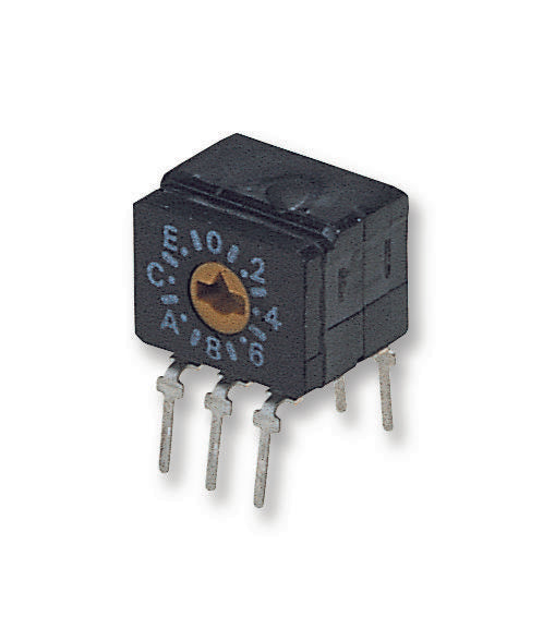 A6C-16R(N) SWITCH, 16 POS, HORIZ OMRON
