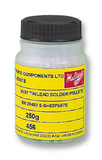 63/37AP SOLDER PELLET, 63/37, 183 DEG, BOTTLE MULTICORE (SOLDER)
