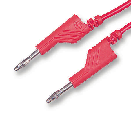 934065101 TEST LEAD, RED, 2M, 60V, 16A HIRSCHMANN TEST AND MEASUREMENT