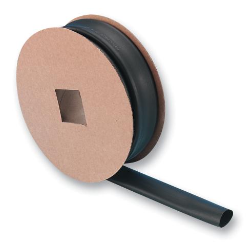 DR-25-1/8-0 HEAT SHRINK, 3.2MM, BLACK, 10M RAYCHEM - TE CONNECTIVITY