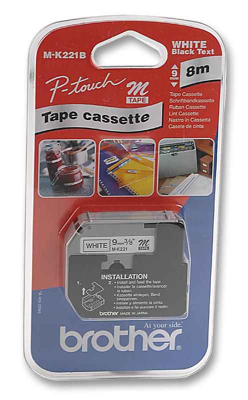 M-K221 9MM BLACK ON WHITE UNBRANDED