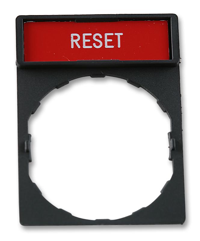 ZBY2323 LEGEND WITH HOLDER, RESET SCHNEIDER ELECTRIC