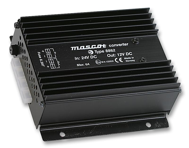 8862 12/24V CONVERTER, DC TO DC, 24V, 81W MASCOT