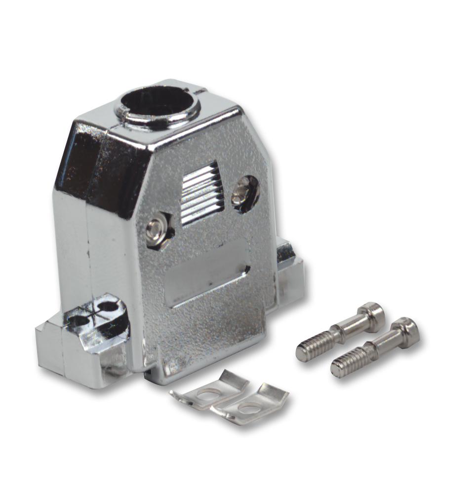 MHCCOV-15SC-MP BACKSHELL, D, METALLISED, 15WAY MH CONNECTORS