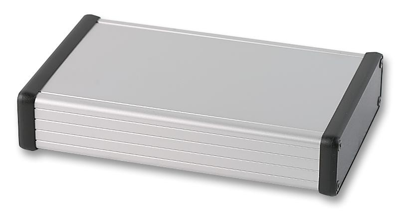 1455L1602 ENCLOSURE, CLEAR, BLACK END PLATE HAMMOND