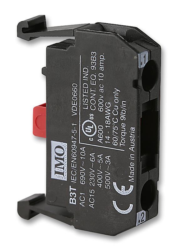 B3T01 CONTACT BLOCK, 1NC IMO PRECISION CONTROLS