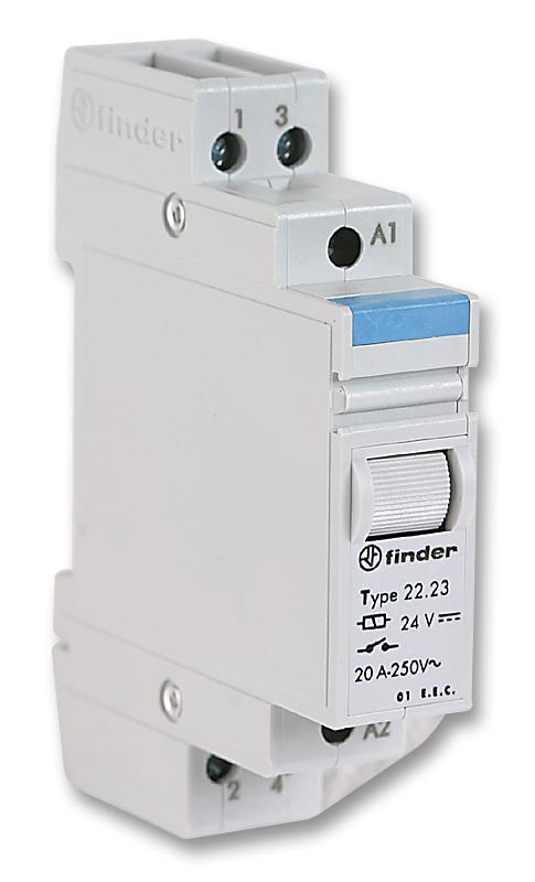 22.23.9.024.4000 RELAY, SPST-1NO/1NC, 250VAC, 20A FINDER