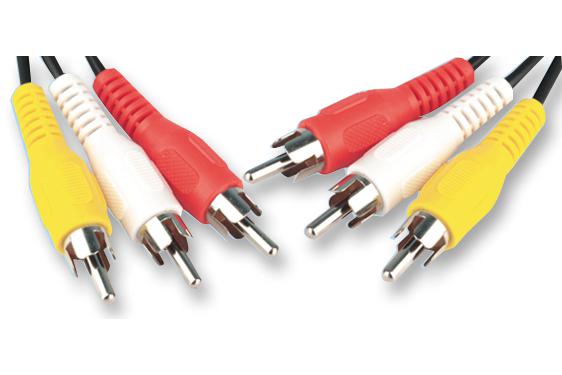 AV02497 LEAD, 3XPHONO-3XPHONO, 2M PRO SIGNAL