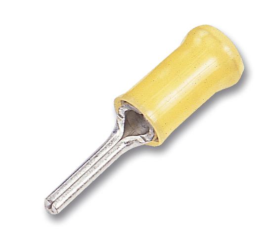 165514-1 TERMINAL, WIRE PIN, 26-22AWG, CRIMP, YEL AMP - TE CONNECTIVITY