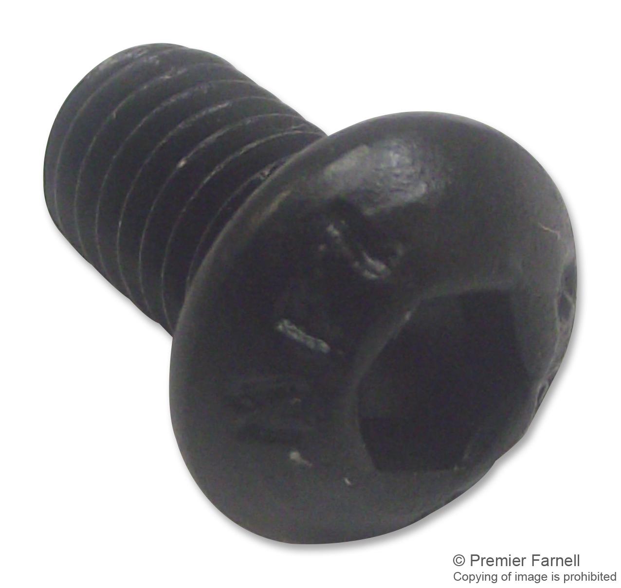 M48 BH10MCS100- SCREW SOCKET, BUTT, M4X8, PK100 TR FASTENINGS