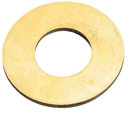 M4- FABRWAN100- WASHER, FORM A, BRASS, NP, M4, PK100 TR FASTENINGS
