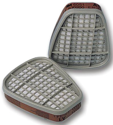6051 A1 GAS & VAP FILTER A1 PK2 3M