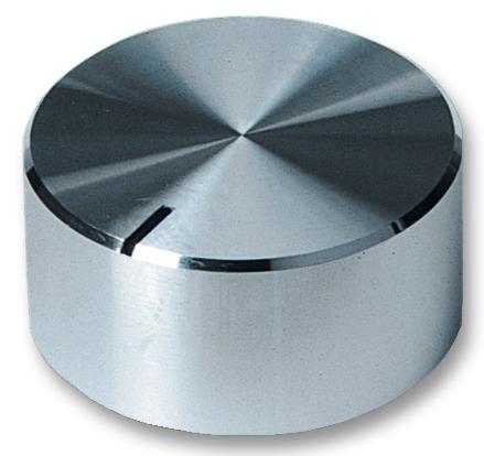 18S-4D KNOB, ALUMINIUM, SPUN, 18MM MULTICOMP