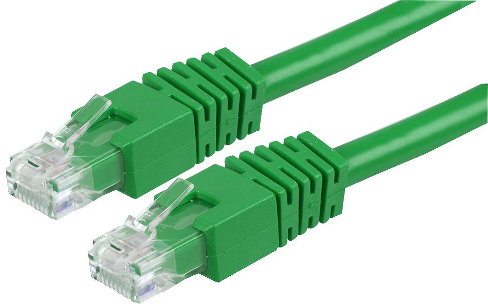 PS11171 PATCH CORD, RJ45 PLUG, CAT6, 1M, GREEN PRO SIGNAL
