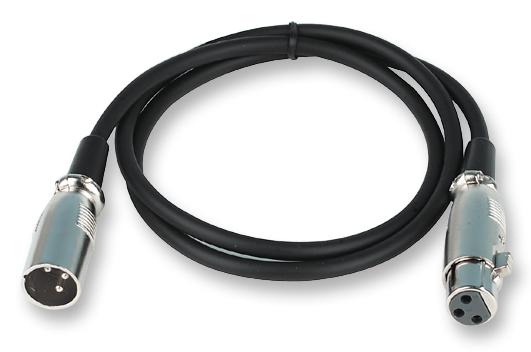 AV01162 LEAD, XLR PLG-SKT, 6M MULTICOMP
