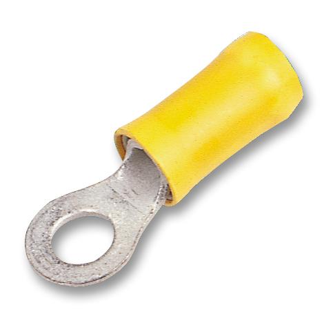320569 CRIMP TERMINAL, RING, 6MM, YELLOW AMP - TE CONNECTIVITY
