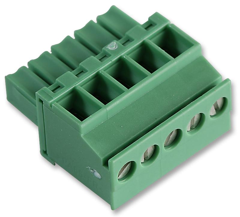MCVW 1,5/5-ST-3,5 TERMINAL BLOCK, PLUGGABLE, 5POS, 16AWG PHOENIX CONTACT