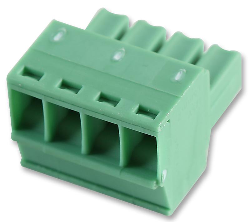 MC 1,5/4-ST-3,5 TERMINAL BLOCK, PLUGGABLE, 4POS, 16AWG PHOENIX CONTACT