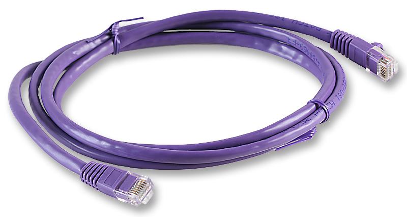 2965-5PR PATCH LEAD, CAT5E, PURPLE, 5M VIDEK