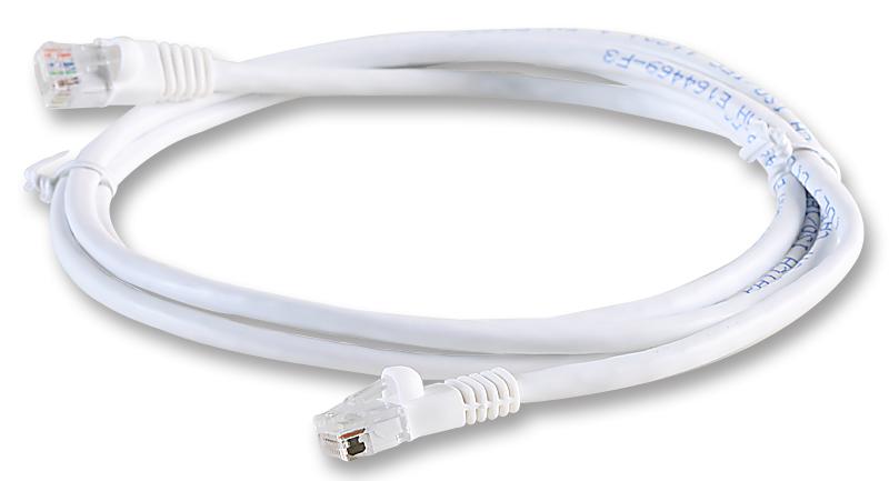 2965-10W PATCH LEAD, CAT5E, WHITE, 10M VIDEK