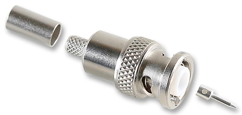 R316072000 RF COAXIAL, BNC, STRAIGHT PLUG, 50OHM RADIALL