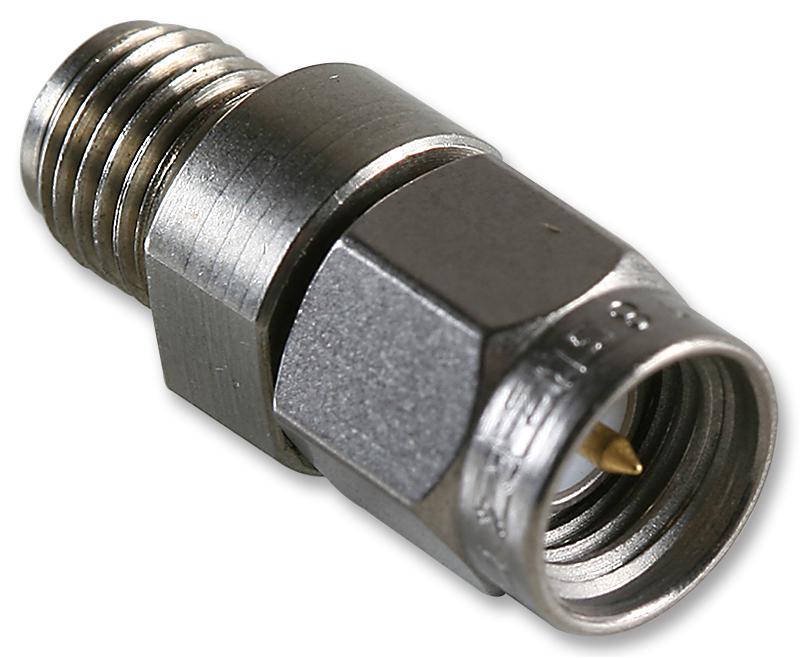 R411820121 ADAPTOR, SMA PLUG, SMA JACK, 50OHM RADIALL