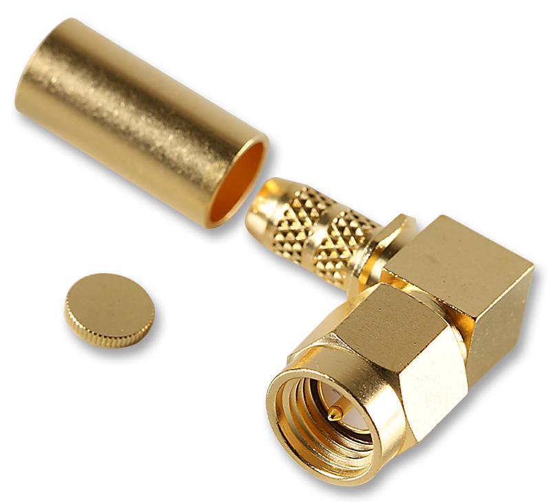 16 SMA-50-1-1/111NE RF COAXIAL, SMA, RIGHT ANGLE PLUG, 50OHM HUBER+SUHNER