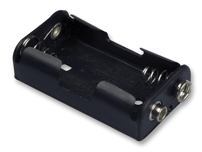 2474 BATTERY HOLDER, SNAP CONN, 2 AA KEYSTONE