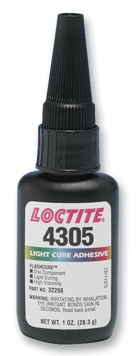 4305, 1 OZ 4305 UV CURING, 28.3G LOCTITE