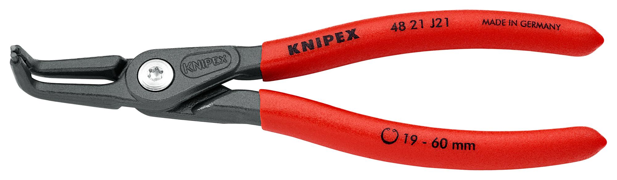 48 21 J21 CIRCLIP PLIER, INT, BENT KNIPEX