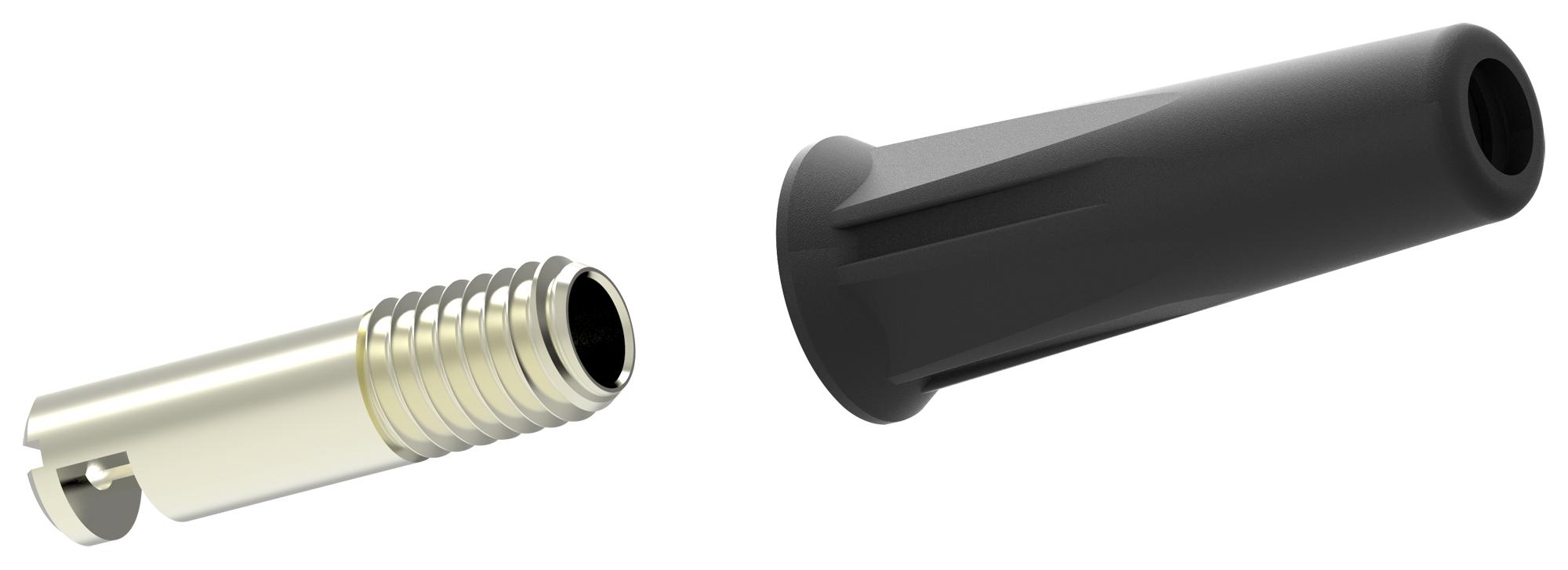 76-1694 TEST JACK, 36A, SOLDER, BLACK TENMA