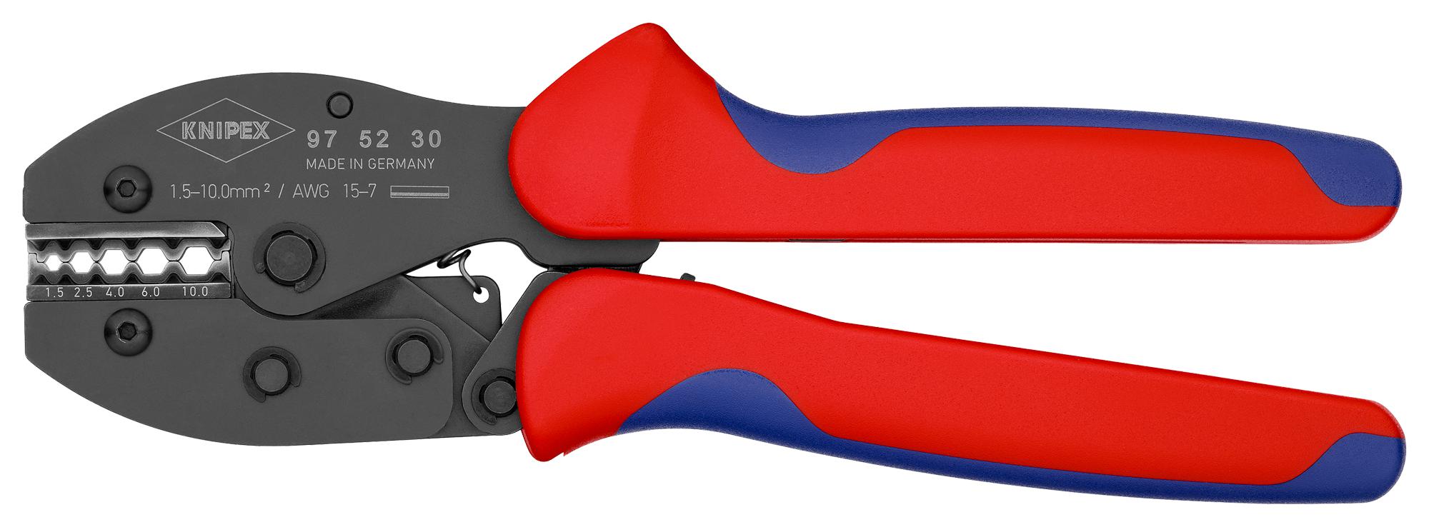 97 52 30 CRIMP PLIER, 1.5-10MM2 KNIPEX