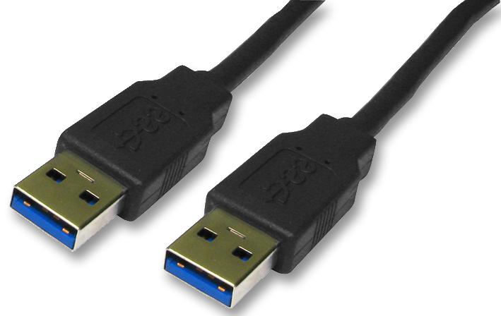 CAC250042 LEAD, USB3.0 A MALE-A MALE 5M BLACK PRO SIGNAL