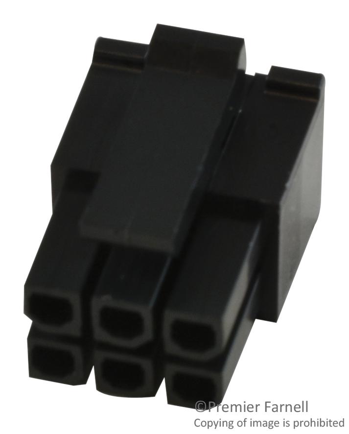 43025-0600 CONNECTOR HOUSING, RCPT, 6POS MOLEX
