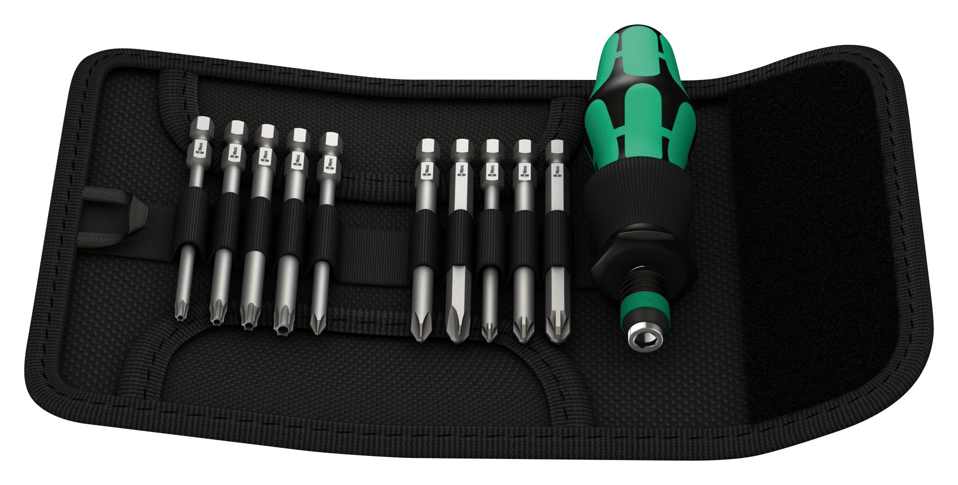 KRAFTFORM KOMPAKT 41 SCREWDRIVER BIT SET, 11PC WERA