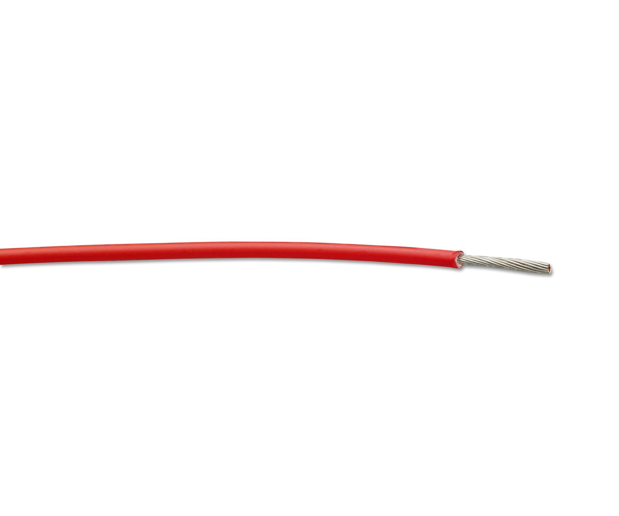 FLDWC0311-0.50-2 WIRE, RED, 0.5MM, 100M RAYCHEM - TE CONNECTIVITY