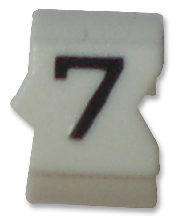 STD12W-7 CABLE MARKER, E, SIZE12, 7, PK30 RAYCHEM - TE CONNECTIVITY