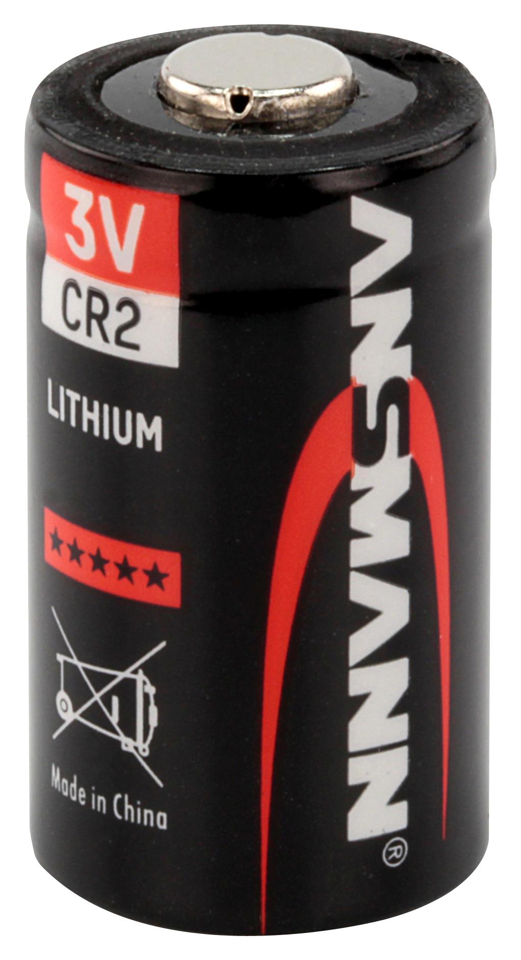 5020022 BATTERY, LITHIUM, CR2, 3V ANSMANN