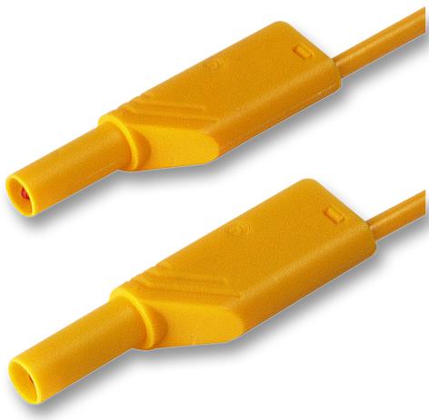934095103 TEST LEAD, YELLOW, 1M, 1KV, 16A HIRSCHMANN TEST AND MEASUREMENT