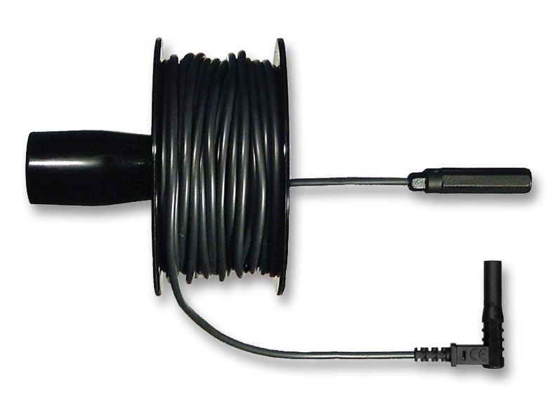 134328 TEST LEAD, BLK, 12M, 1KV, 20A SILVERTRONIC