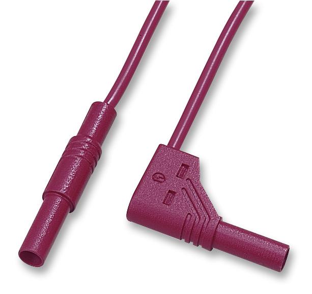 934082101 TEST LEAD, RED, 1M, 1KV, 16A HIRSCHMANN TEST AND MEASUREMENT