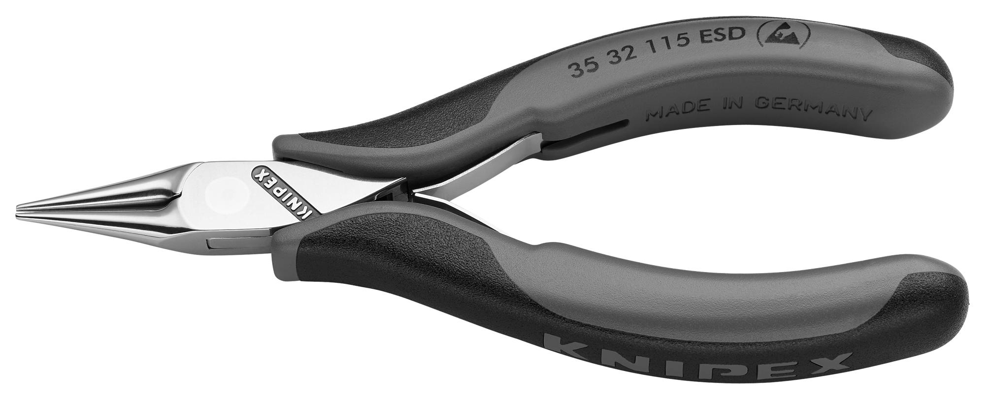 35 32 115 ESD PLIER, POINTED, ESD, 115MM KNIPEX