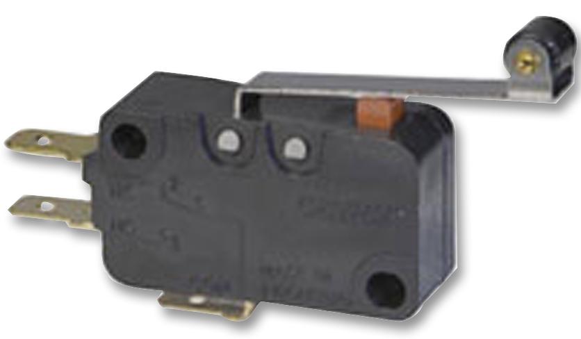 D3V-166-1C5 MICROSWITCH, V3, ROLLER LEVER OMRON