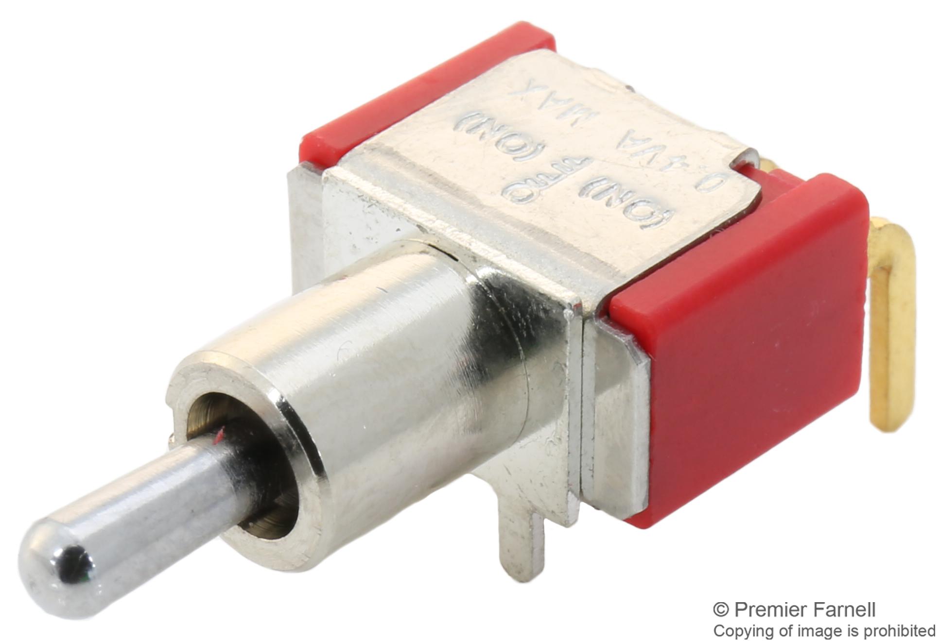 1MS4T2B4M6RE SWITCH, PCB, SPDT, HORIZ MULTICOMP PRO