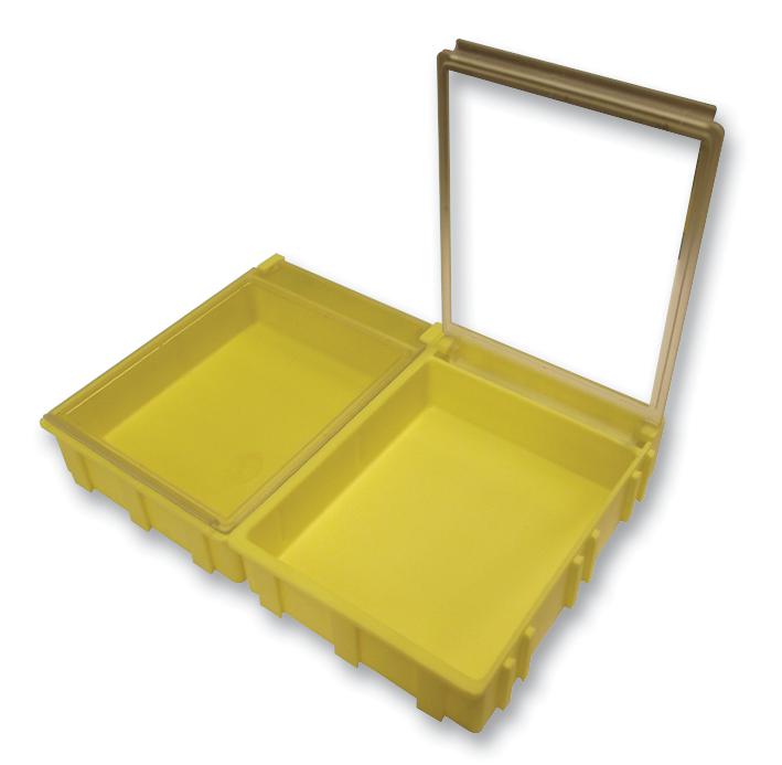 SMD-BOX N2-2-3-4-1 BOX, SMD, 37X12X15MM, B=YEL, L=TRANSP LICEFA