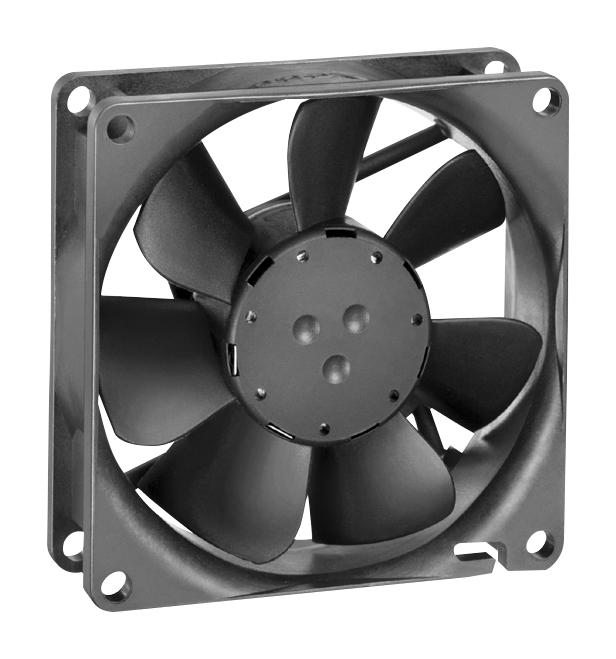 8414NM FAN, AXIAL, 80MM, 24VDC, 34.1CFM, 27DBA EBM-PAPST