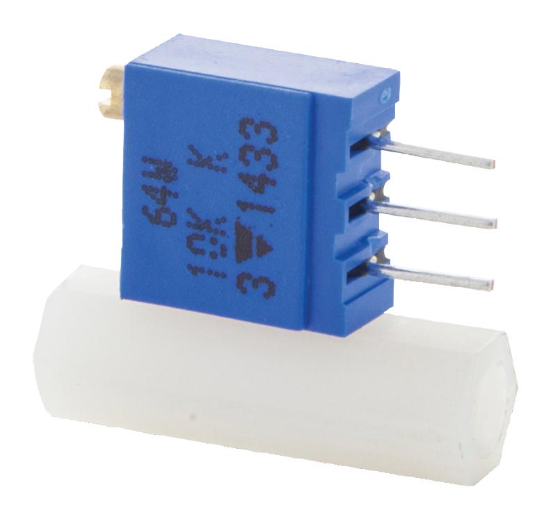 M64W103KB40 TRIMMER, POT, 10K, 23TURN, THD VISHAY